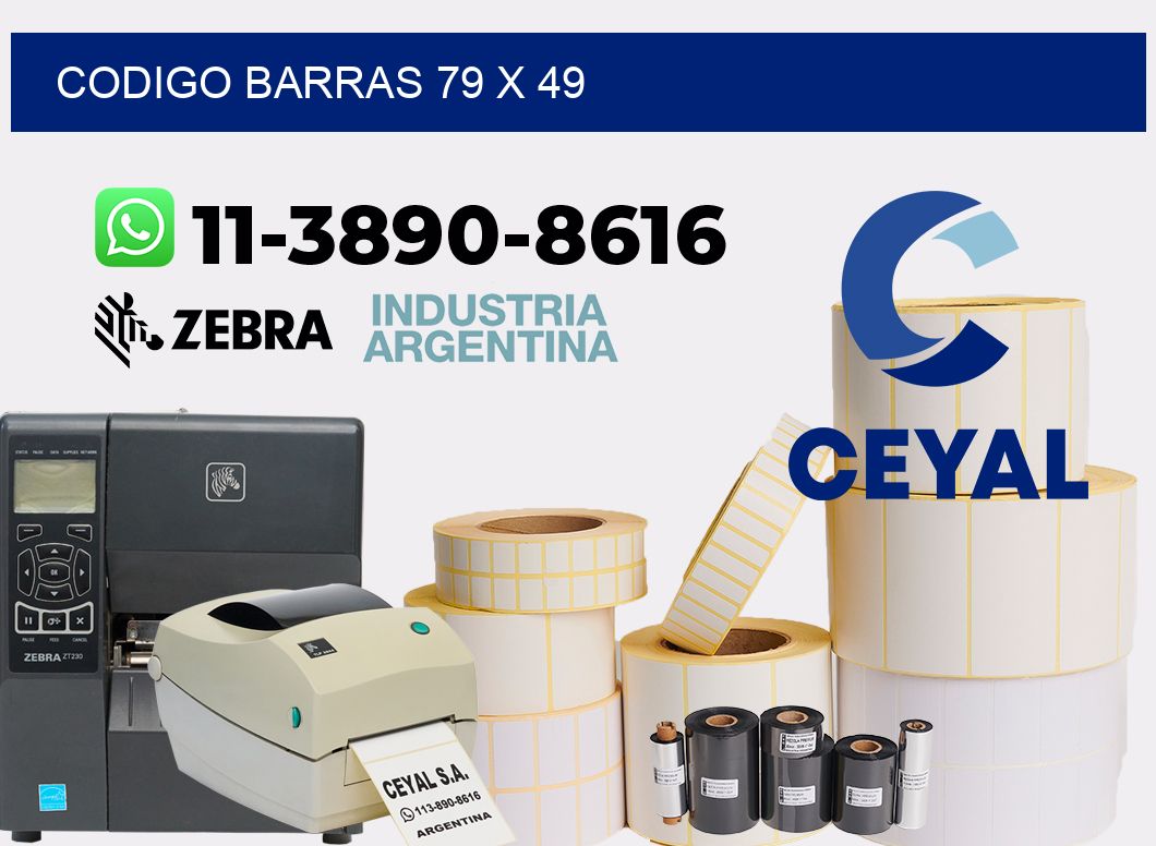 Codigo barras 79 x 49