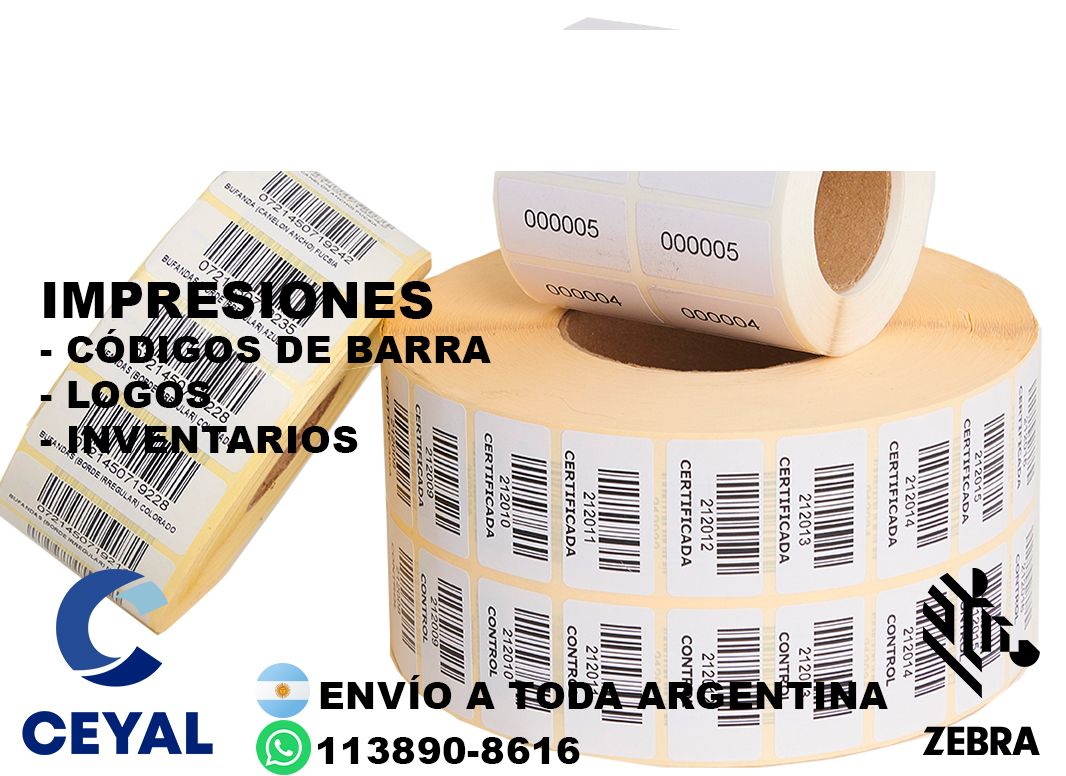 Comprar códigos de barras 35 x 65  donde están soluciones etiquetado!