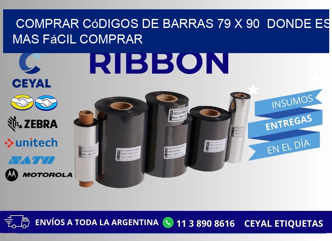 Comprar códigos de barras 79 x 90  Donde es mas fácil comprar
