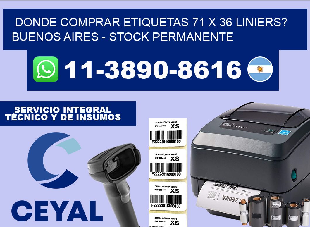 Donde Comprar etiquetas 71 x 36 LINIERS? Buenos Aires – Stock permanente