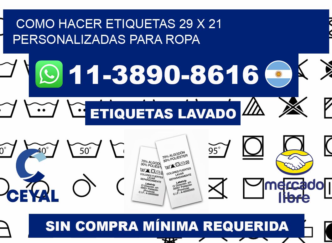 como hacer etiquetas 29 x 21 personalizadas para ropa