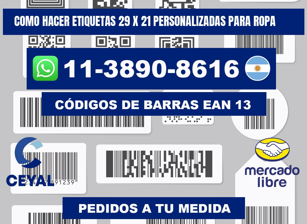 como hacer etiquetas 29 x 21 personalizadas para ropa