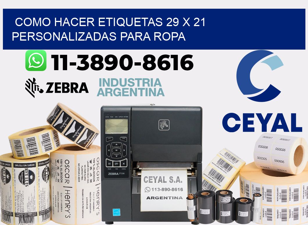 como hacer etiquetas 29 x 21 personalizadas para ropa