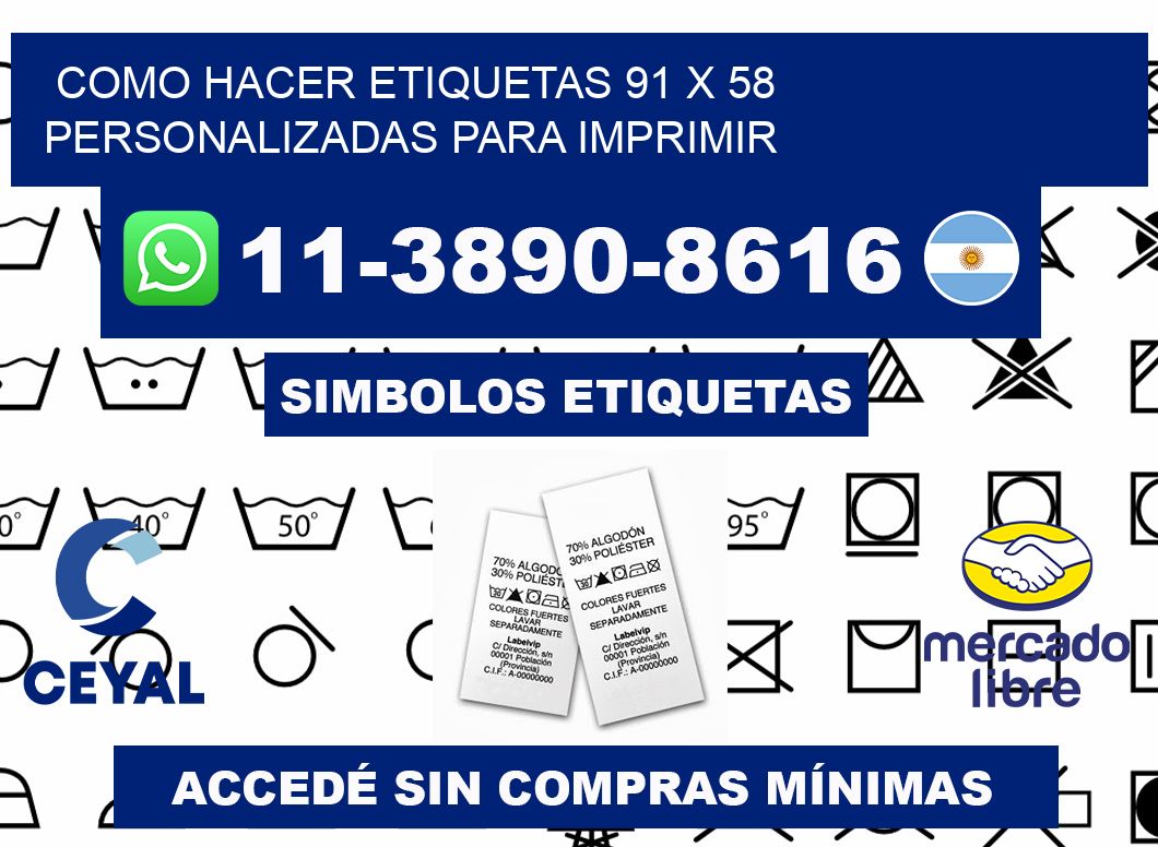 como hacer etiquetas 91 x 58 personalizadas para imprimir