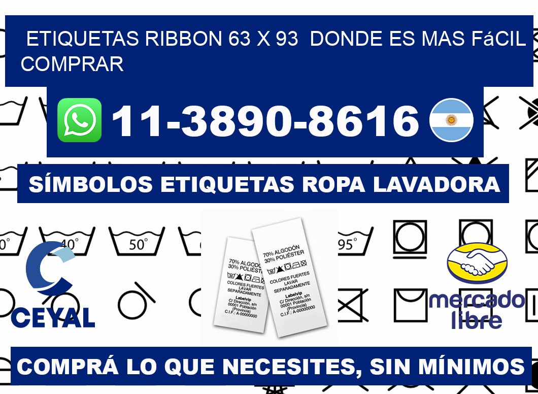 etiquetas ribbon 63 x 93  Donde es mas fácil comprar