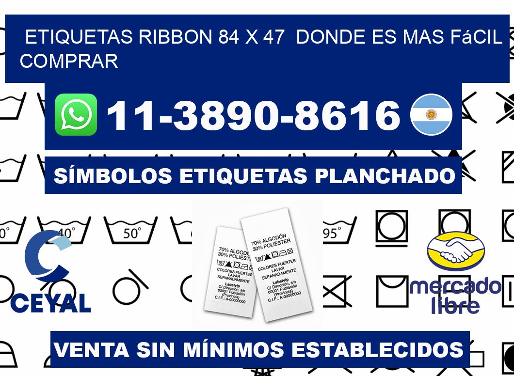 etiquetas ribbon 84 x 47  Donde es mas fácil comprar