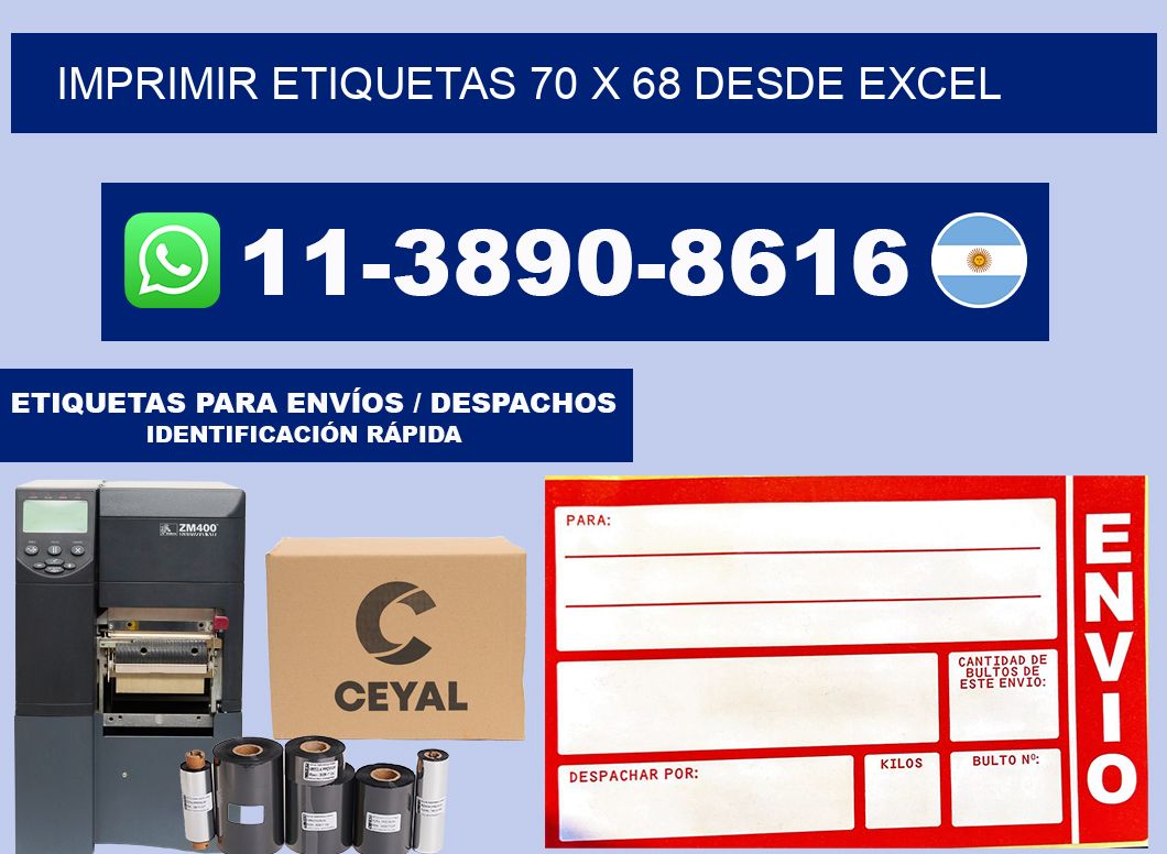 imprimir etiquetas 70 x 68 desde excel