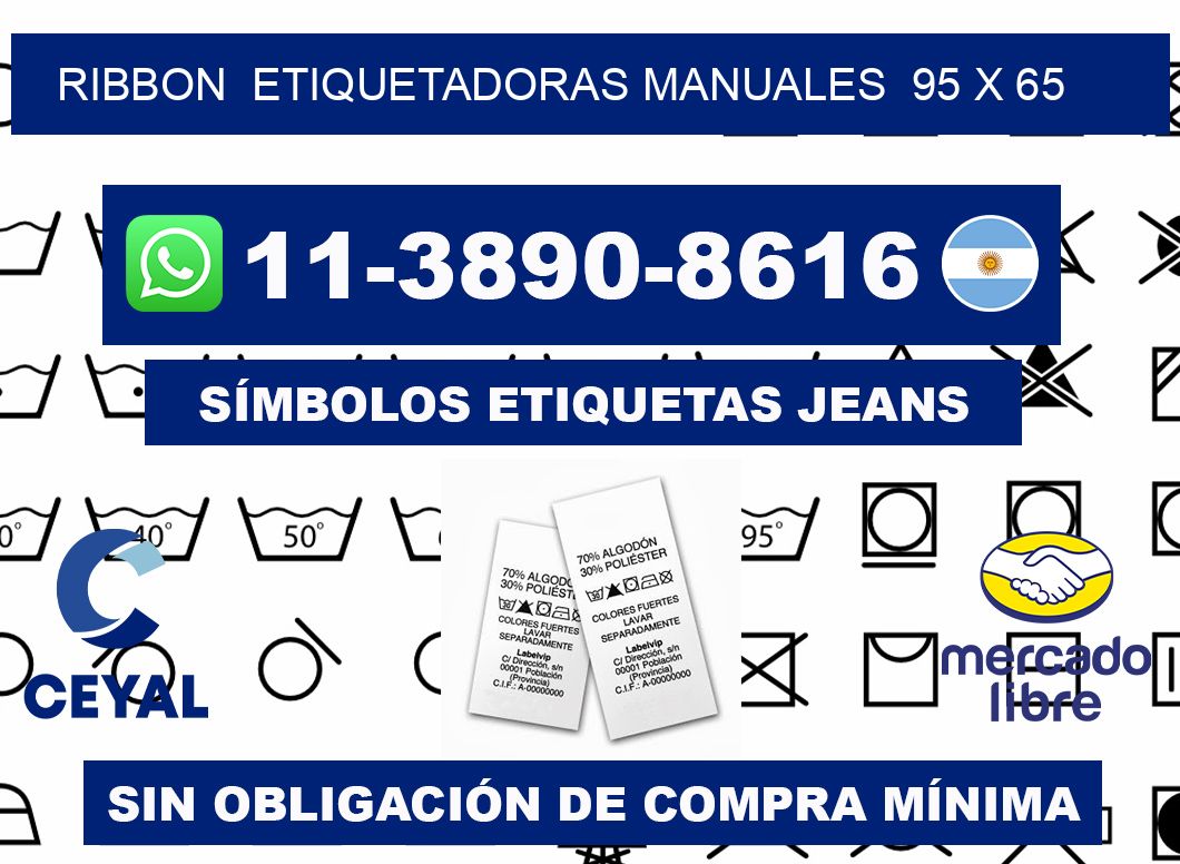 ribbon  Etiquetadoras Manuales  95 x 65