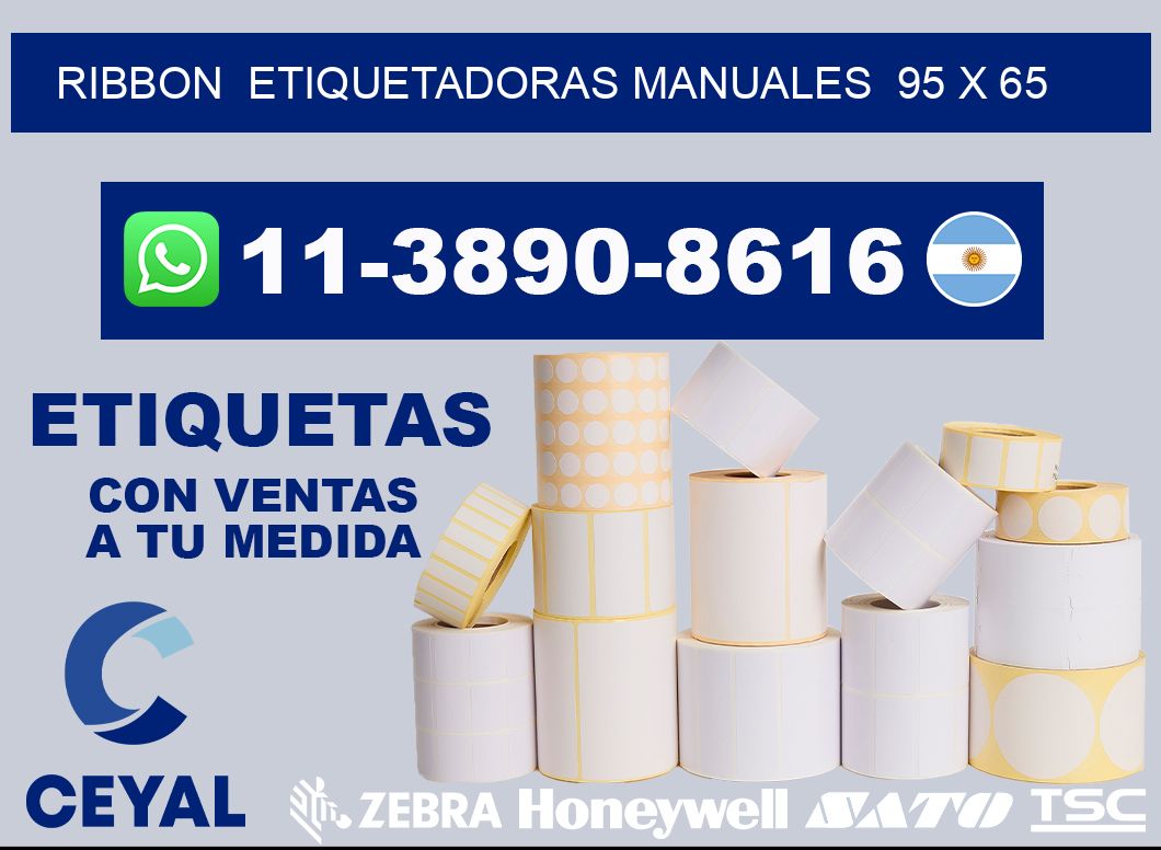 ribbon  Etiquetadoras Manuales  95 x 65