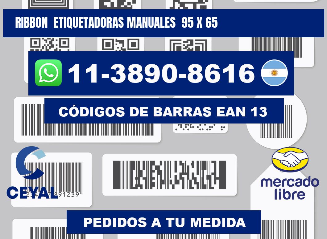 ribbon  Etiquetadoras Manuales  95 x 65