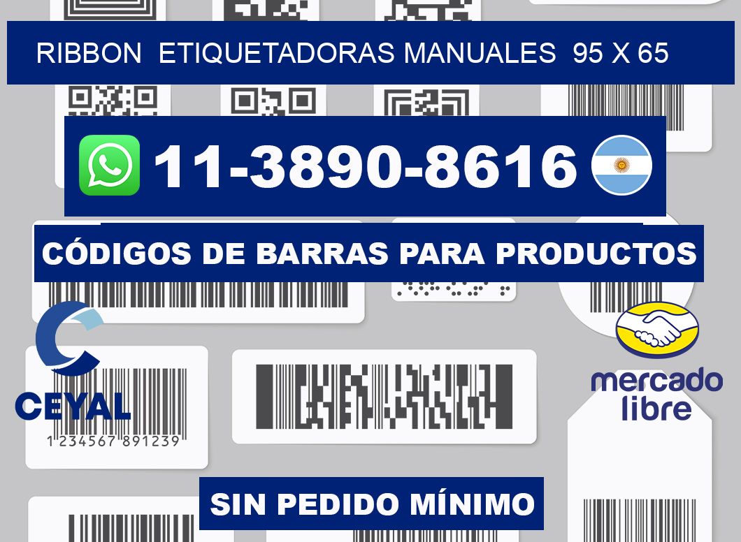 ribbon  Etiquetadoras Manuales  95 x 65