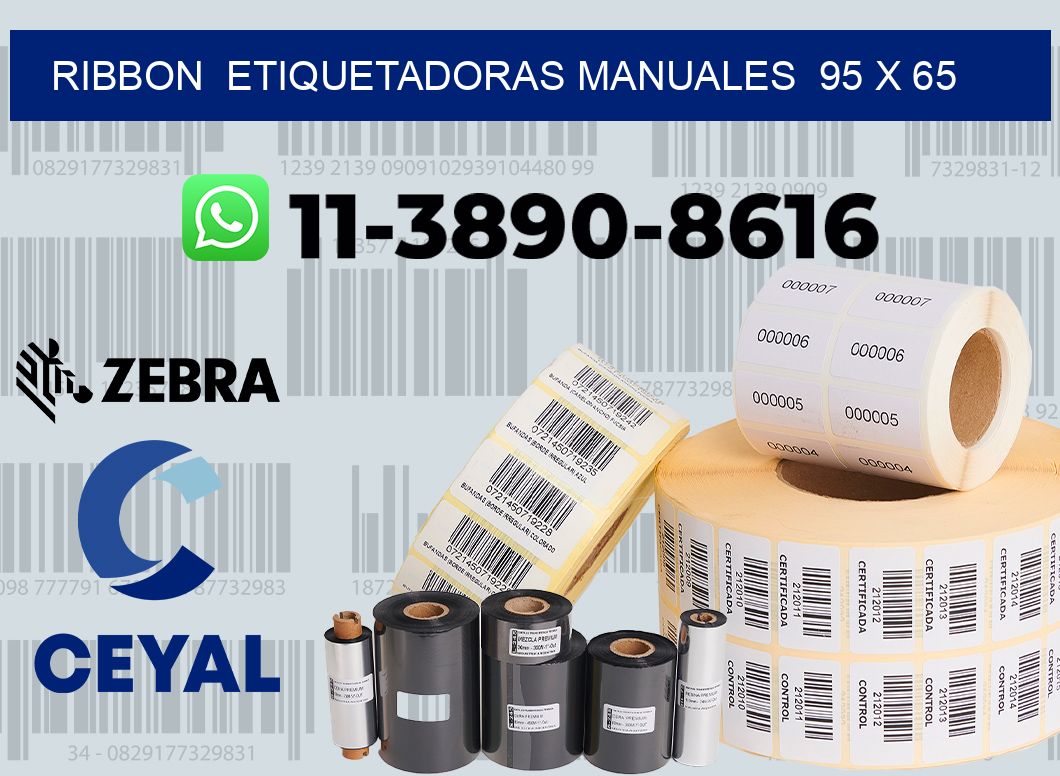 ribbon  Etiquetadoras Manuales  95 x 65