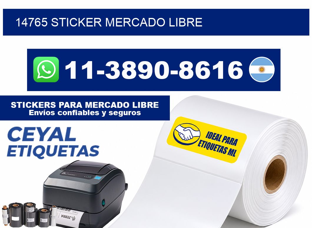 14765 sticker mercado libre