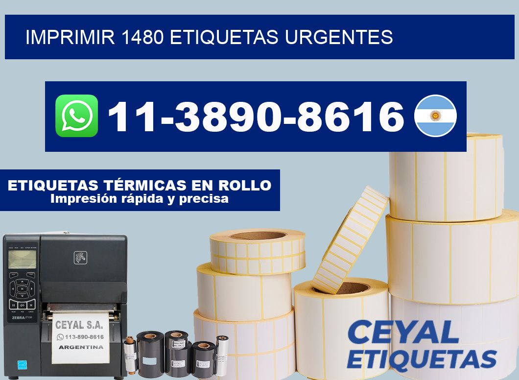 IMPRIMIR 1480 ETIQUETAS URGENTES