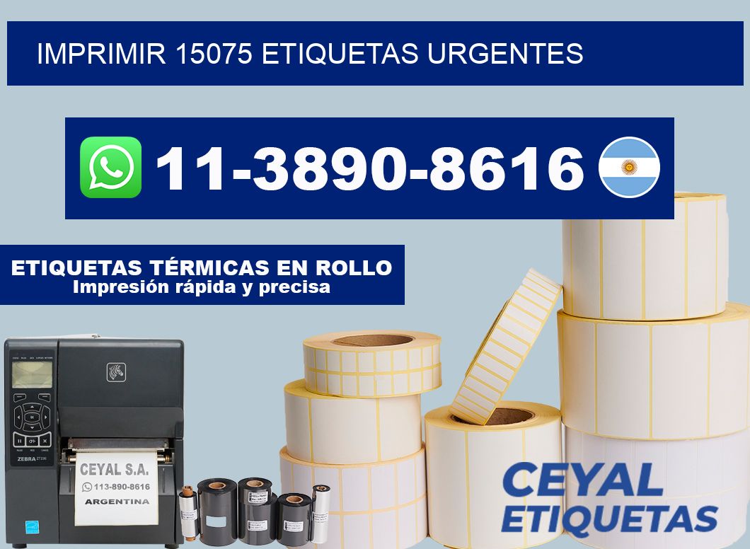 IMPRIMIR 15075 ETIQUETAS URGENTES