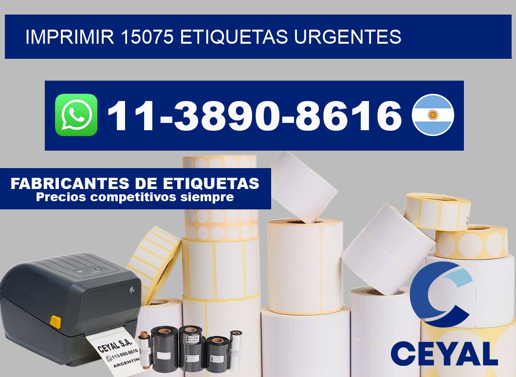 IMPRIMIR 15075 ETIQUETAS URGENTES