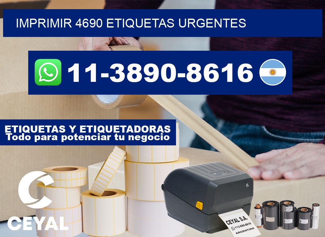 IMPRIMIR 4690 ETIQUETAS URGENTES