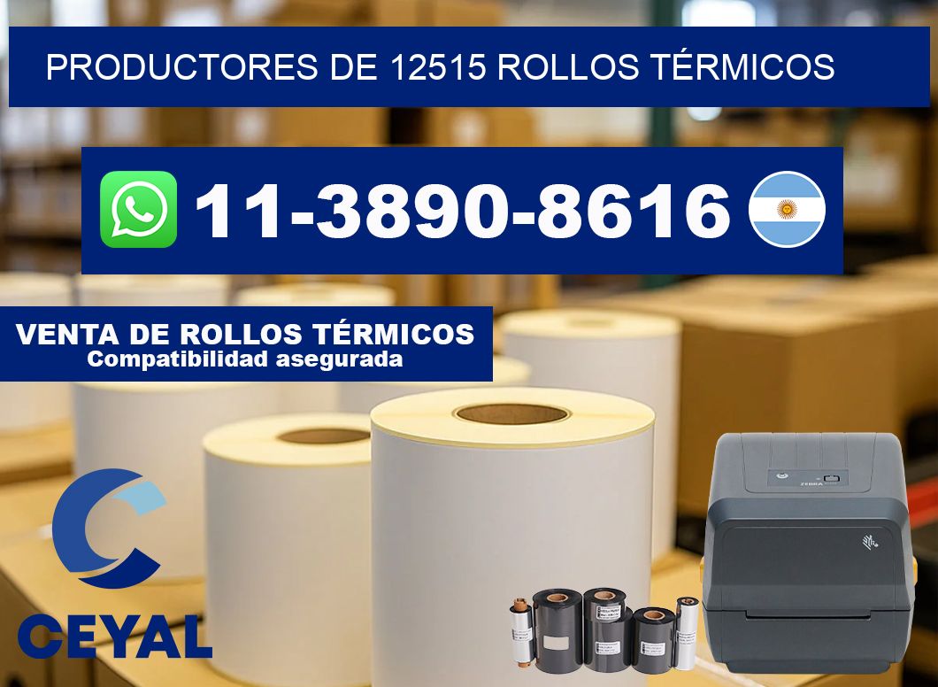 PRODUCTORES DE 12515 ROLLOS TÉRMICOS