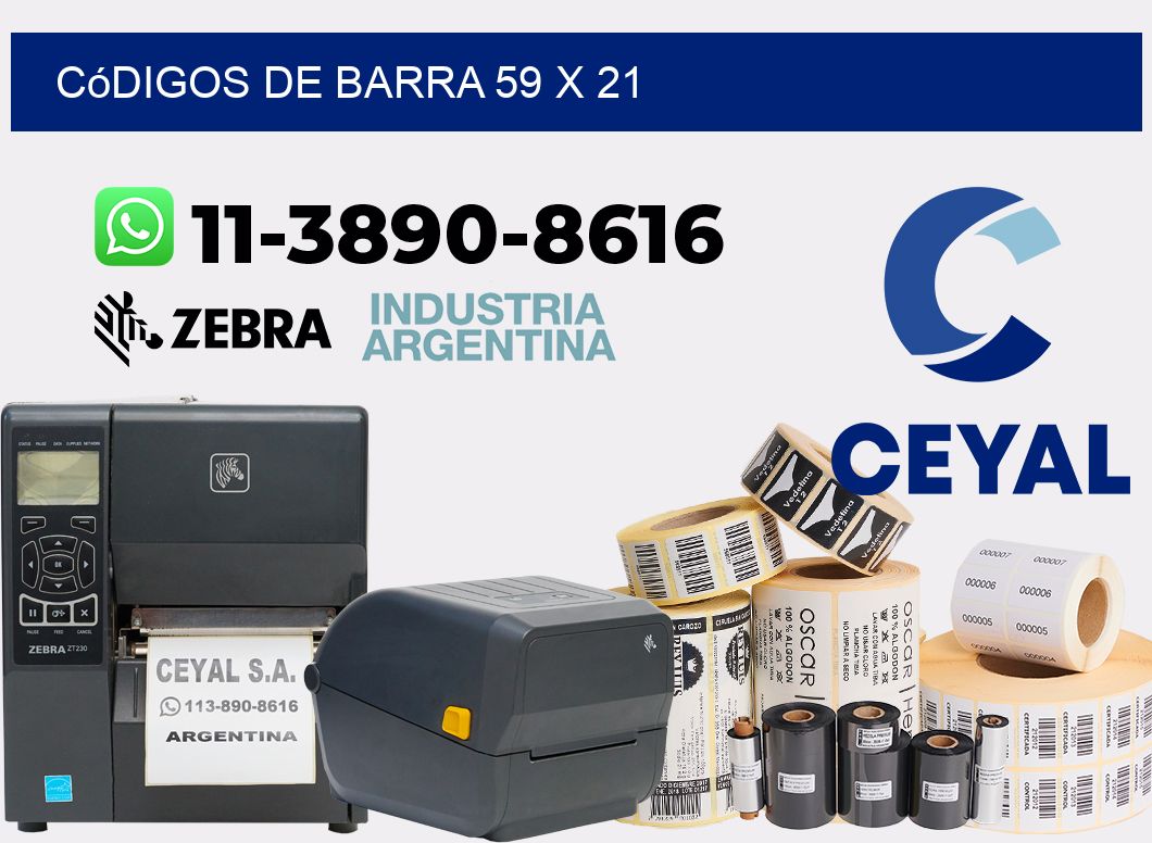códigos de barra 59 x 21