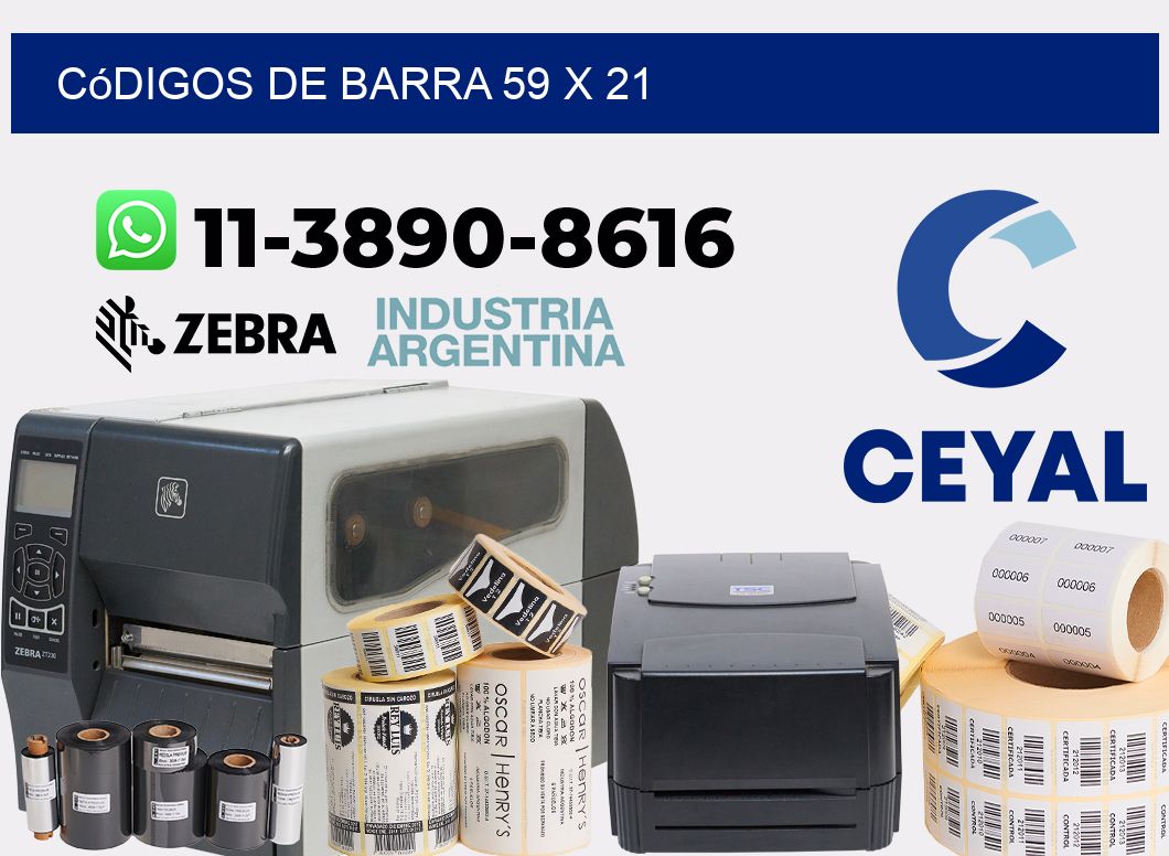 códigos de barra 59 x 21