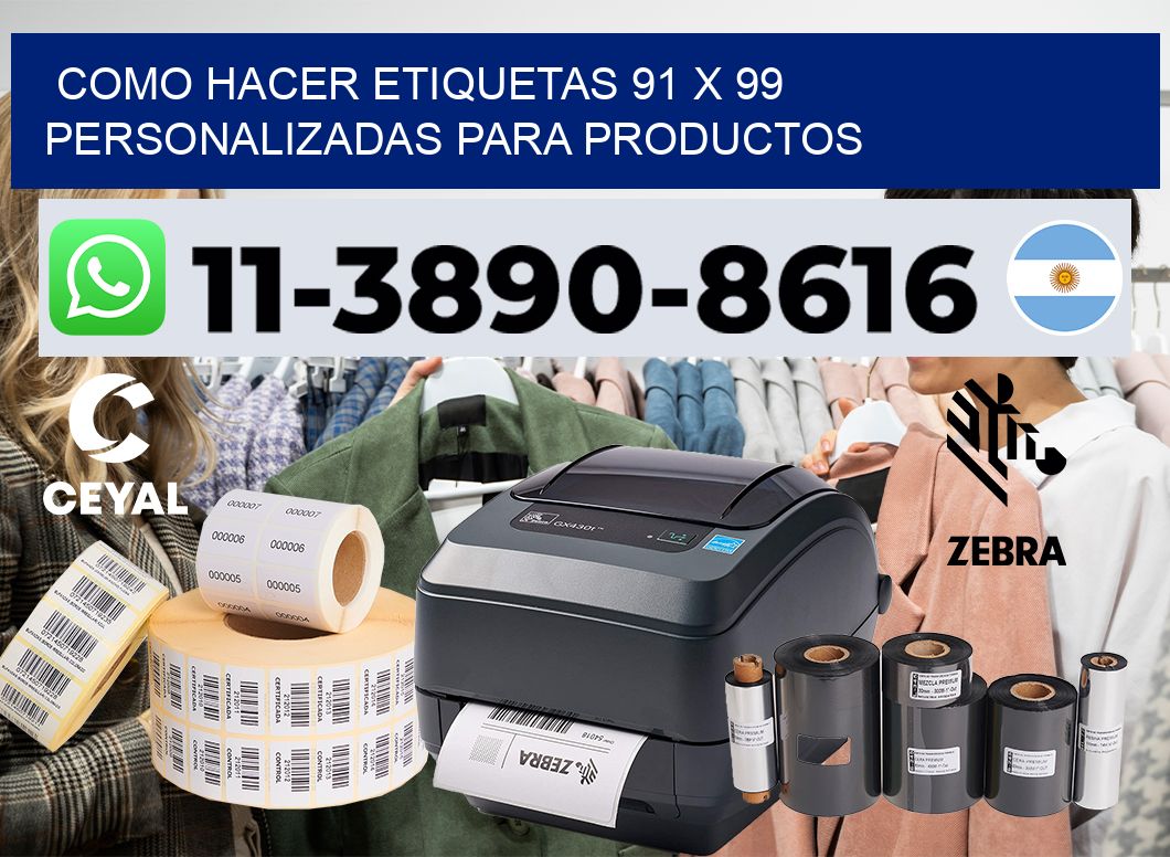 como hacer etiquetas 91 x 99 personalizadas para productos