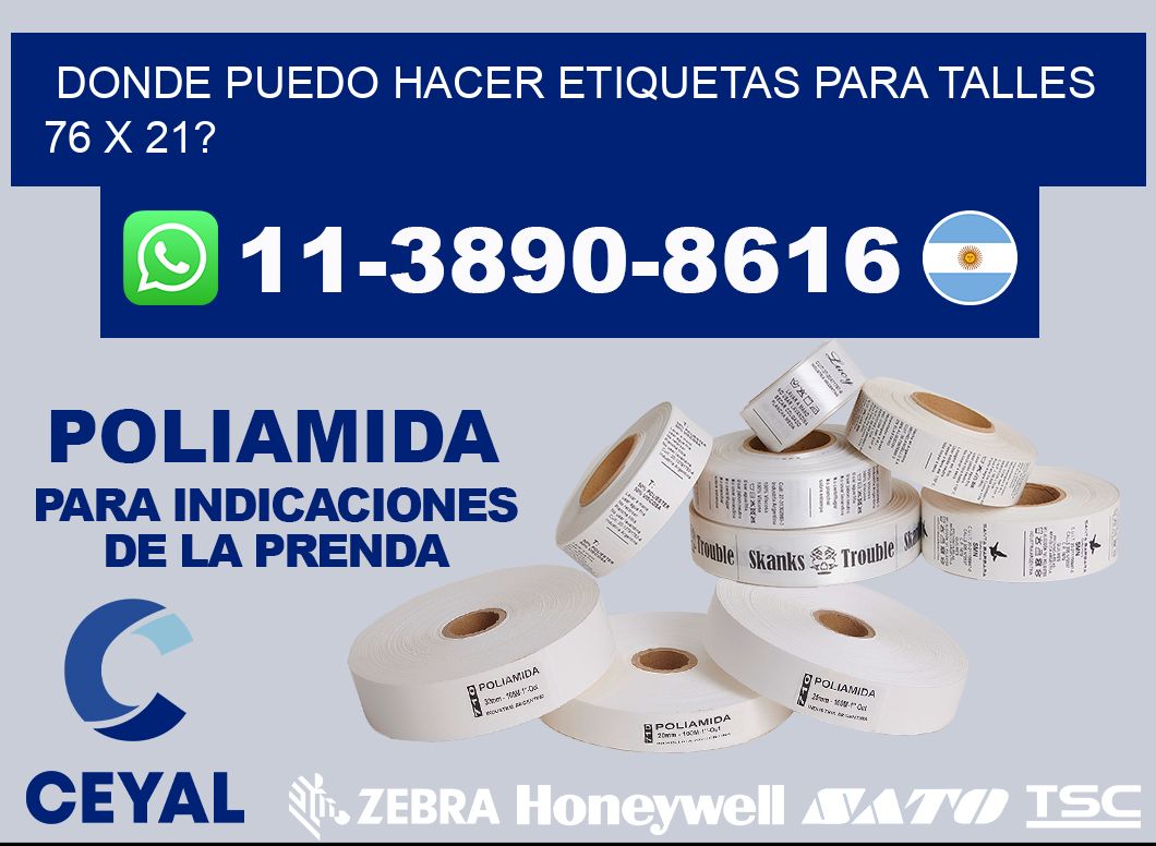 donde puedo hacer etiquetas para talles 76 x 21?
