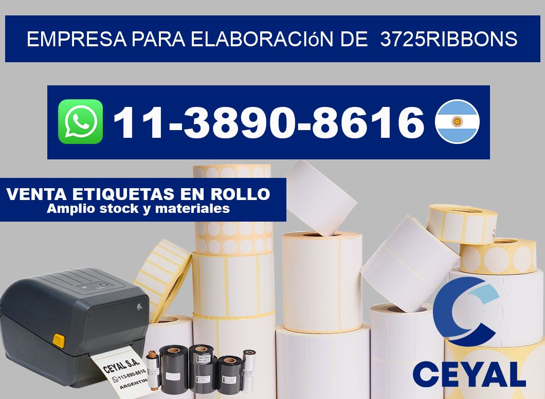 empresa para elaboración de  3725ribbons