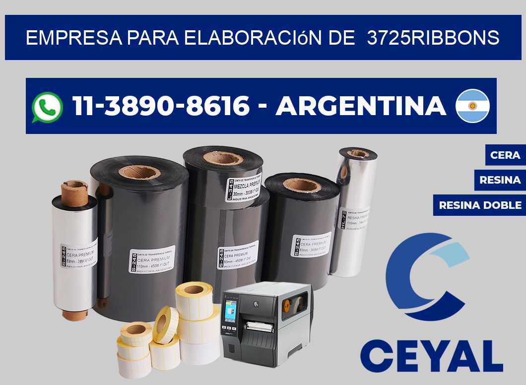 empresa para elaboración de  3725ribbons