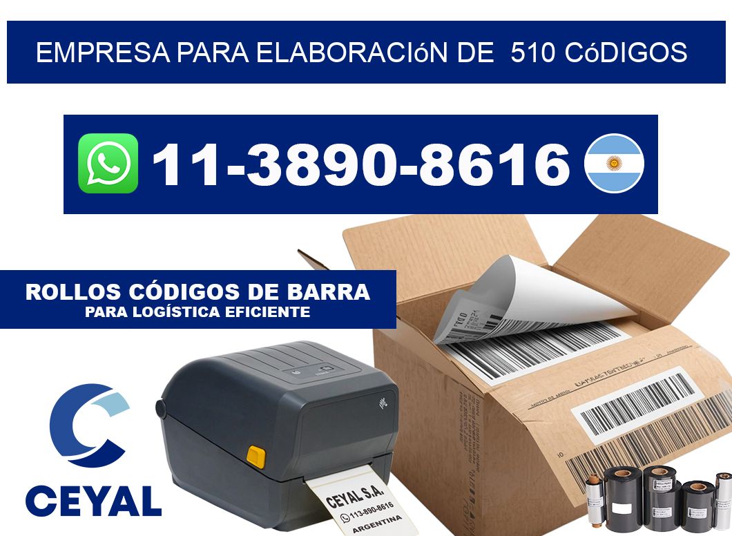 empresa para elaboración de  510 códigos