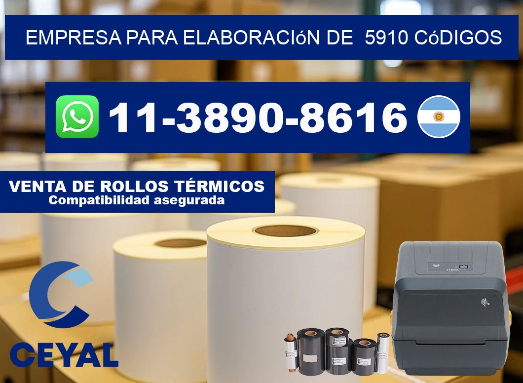 empresa para elaboración de  5910 códigos