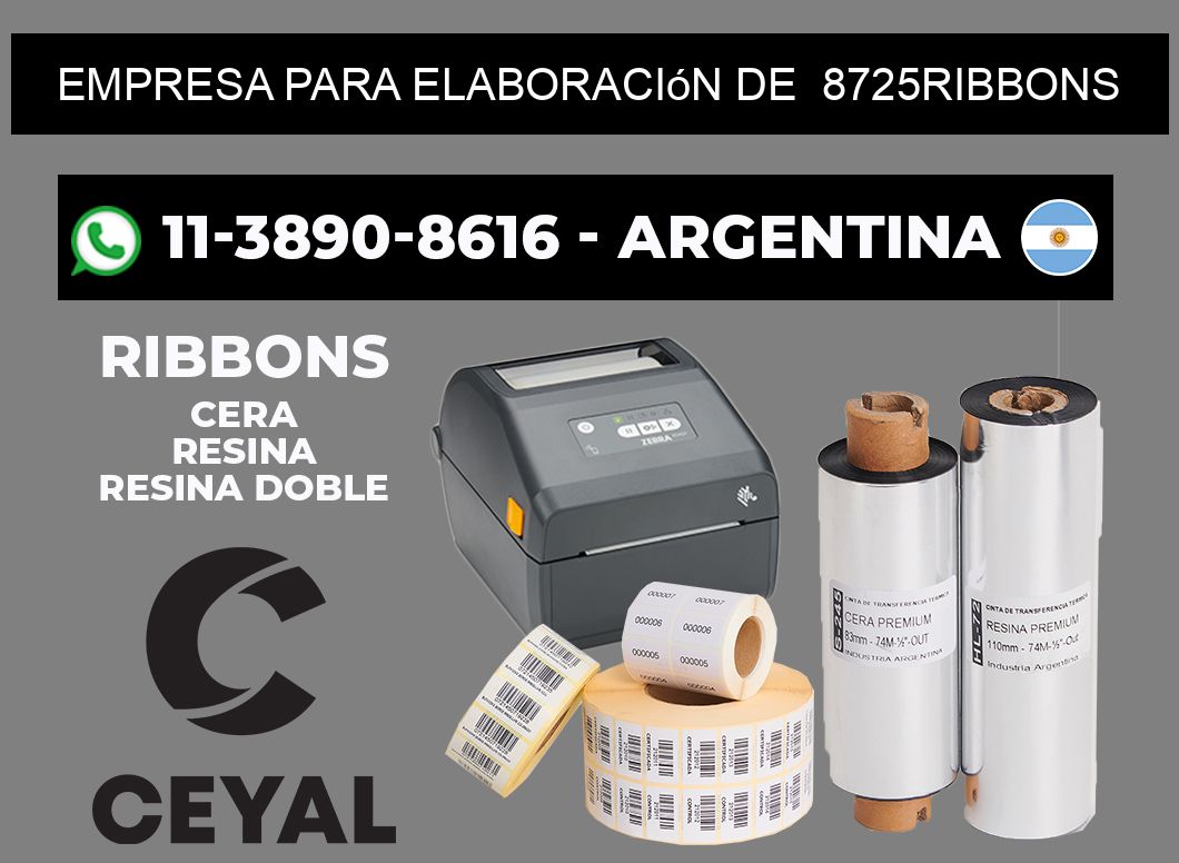 empresa para elaboración de 8725ribbons