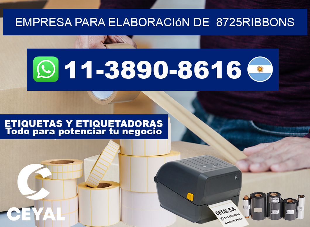 empresa para elaboración de 8725ribbons
