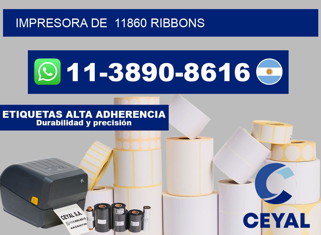 impresora de  11860 ribbons
