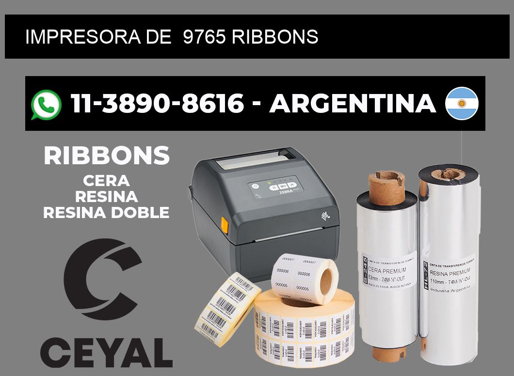 impresora de 9765 ribbons