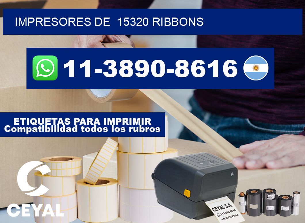 impresores de  15320 ribbons
