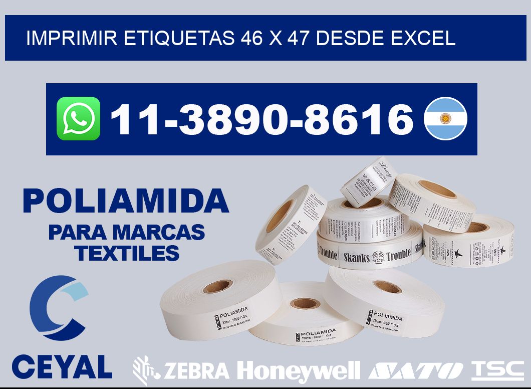 imprimir etiquetas 46 x 47 desde excel