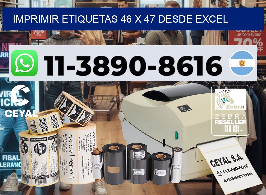 imprimir etiquetas 46 x 47 desde excel