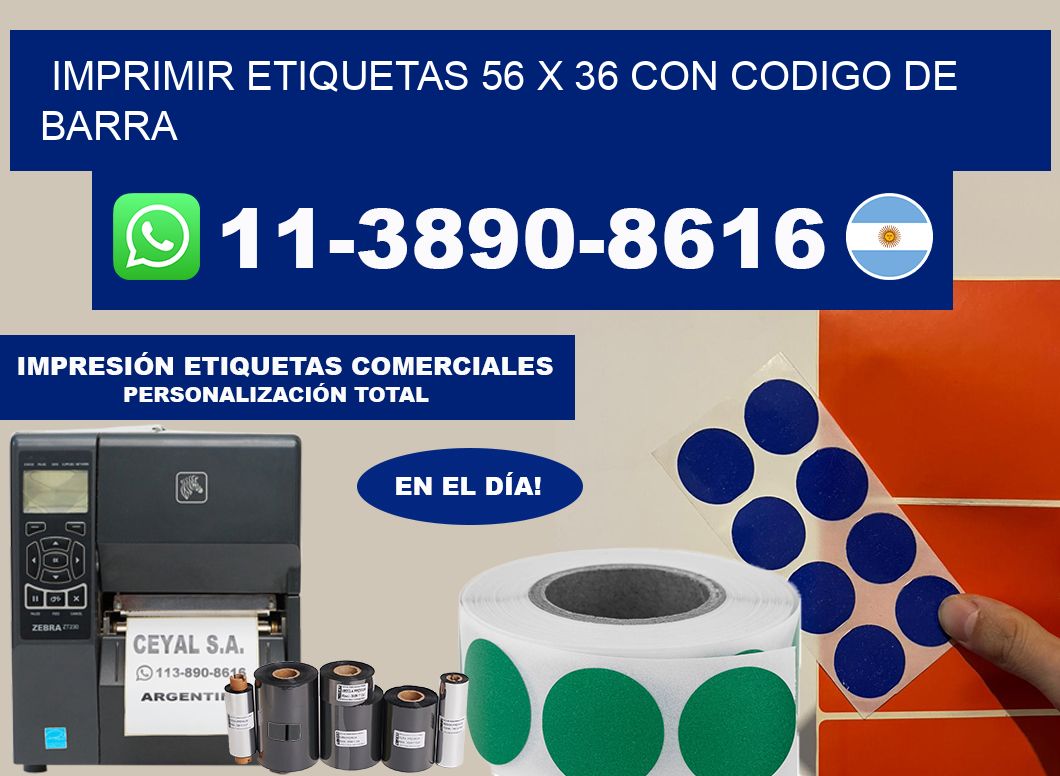 imprimir etiquetas 56 x 36 con codigo de barra