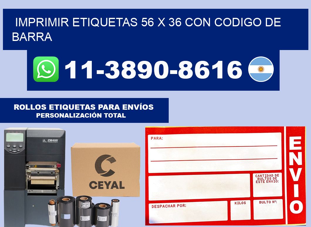 imprimir etiquetas 56 x 36 con codigo de barra