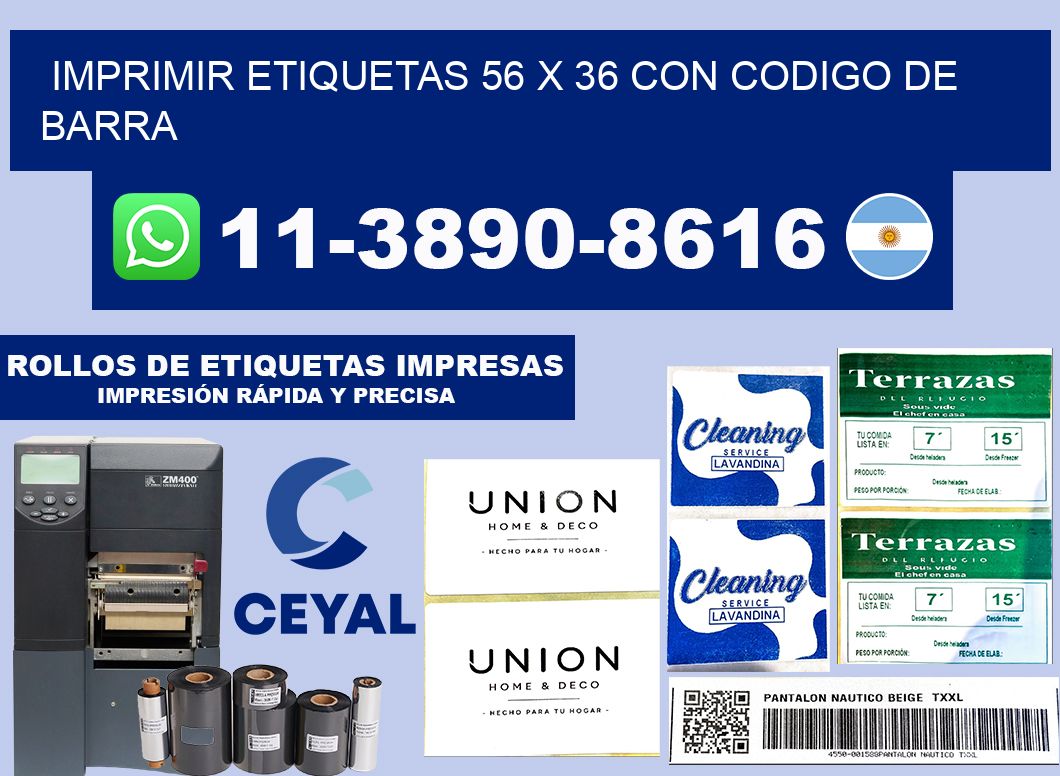 imprimir etiquetas 56 x 36 con codigo de barra