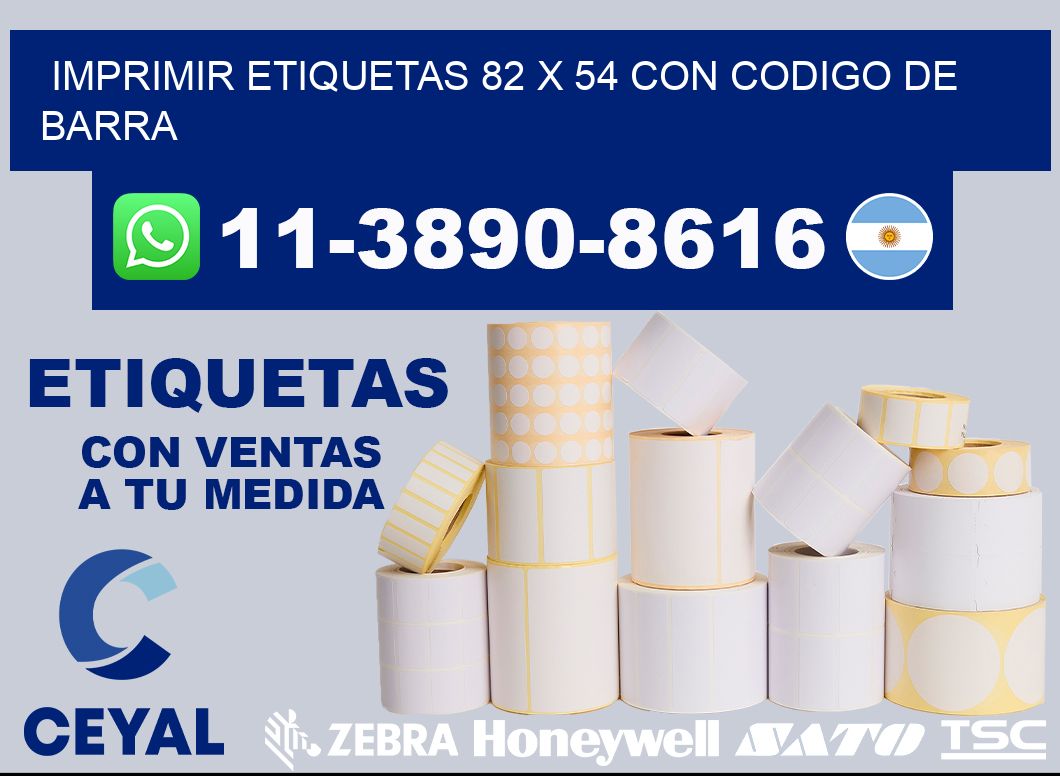 imprimir etiquetas 82 x 54 con codigo de barra