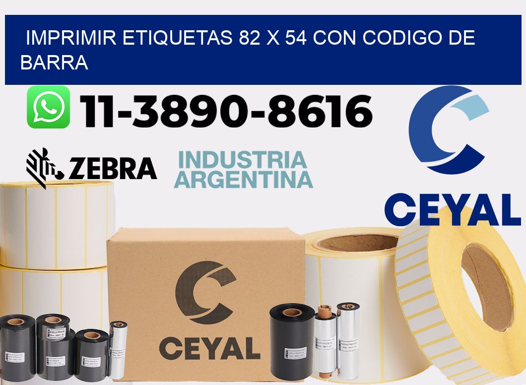 imprimir etiquetas 82 x 54 con codigo de barra