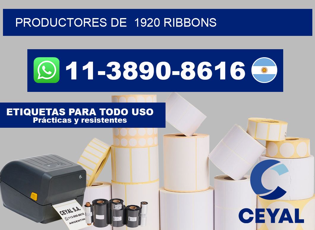 productores de  1920 ribbons