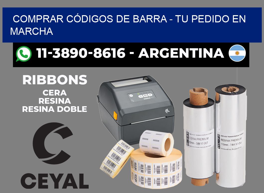COMPRAR CÓDIGOS DE BARRA - Tu pedido en marcha