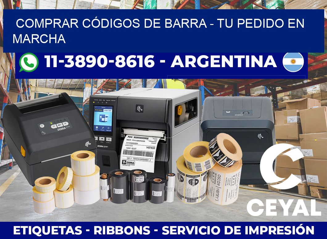 COMPRAR CÓDIGOS DE BARRA – Tu pedido en marcha