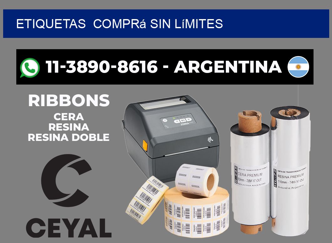 ETIQUETAS  Comprá sin límites