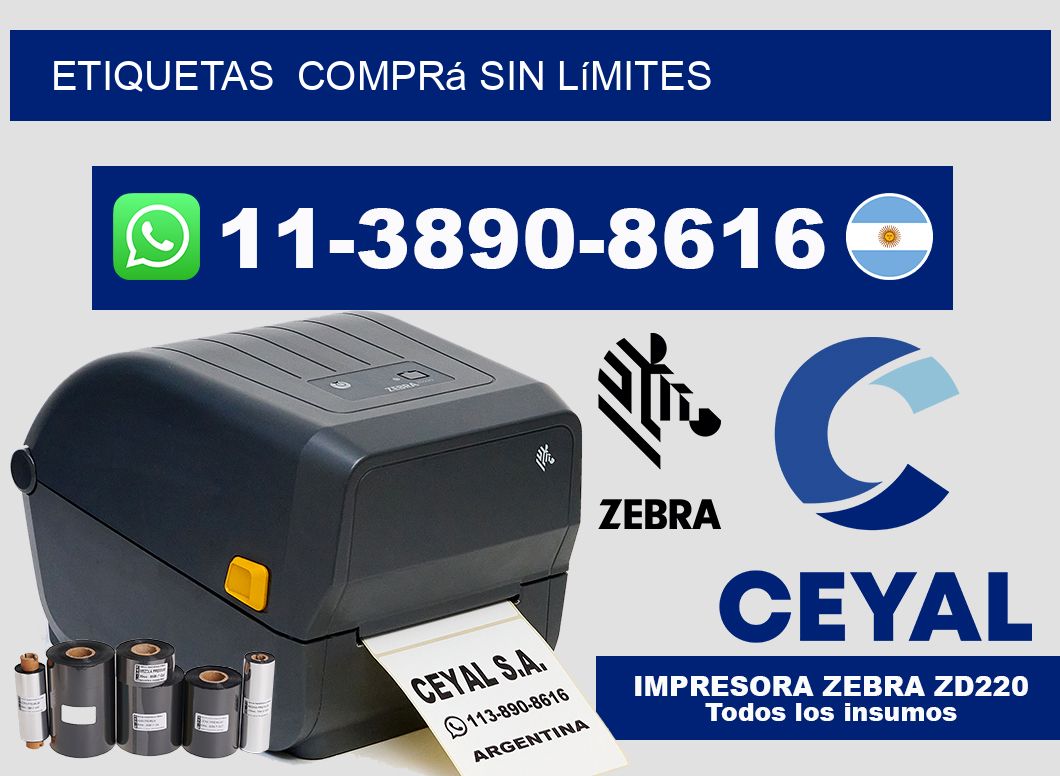 ETIQUETAS  Comprá sin límites