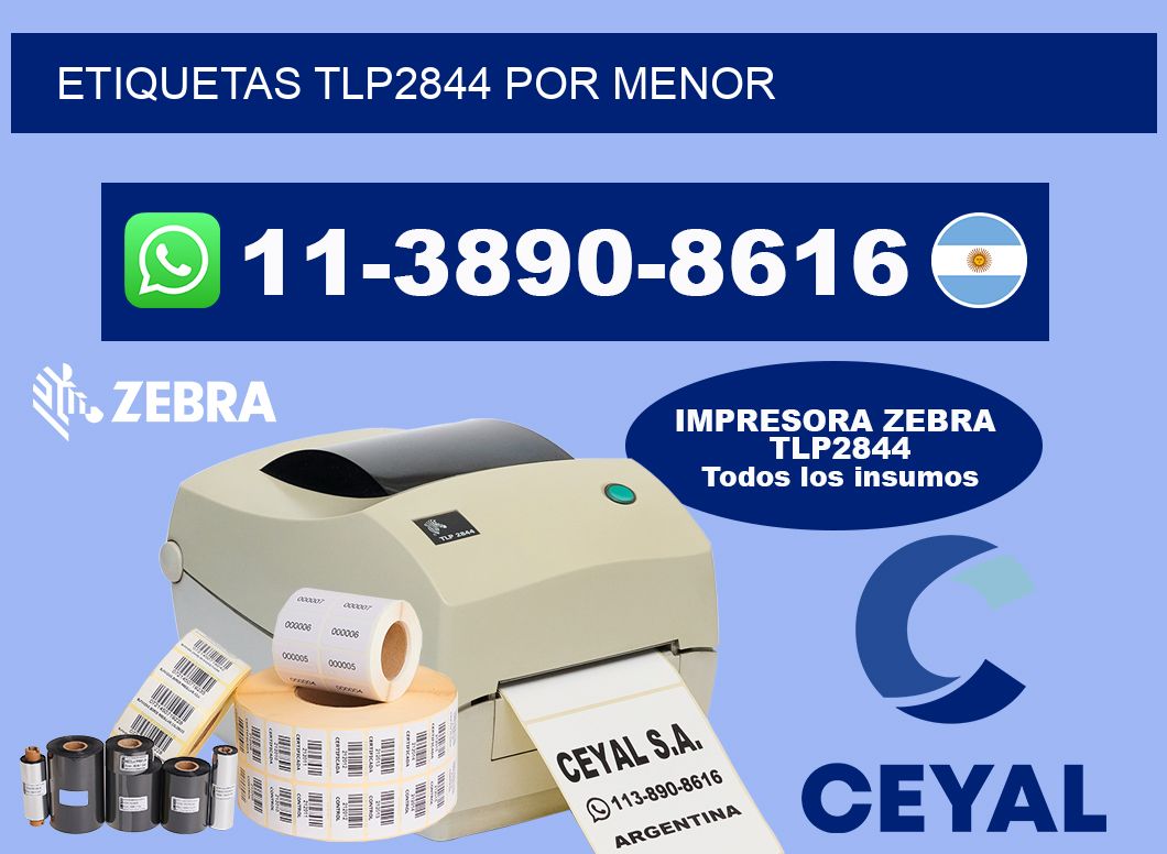 ETIQUETAS TLP2844 POR MENOR