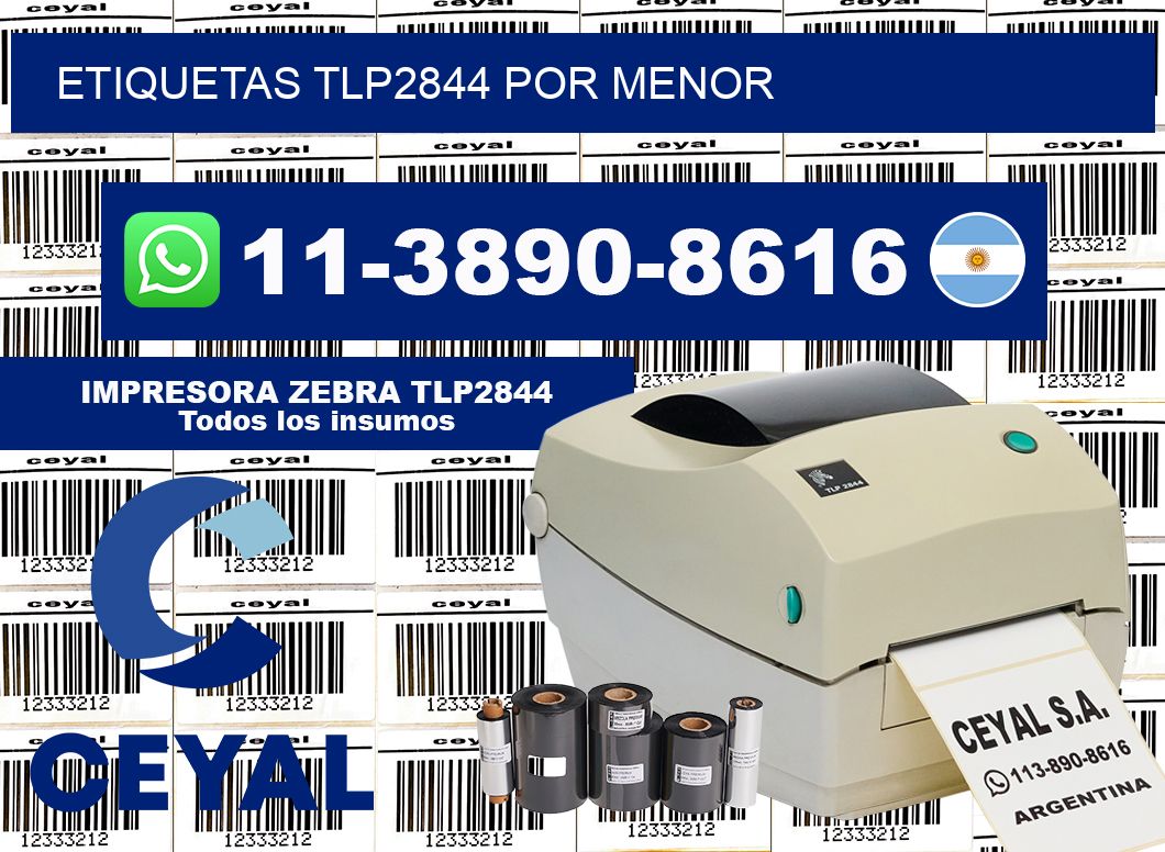ETIQUETAS TLP2844 POR MENOR