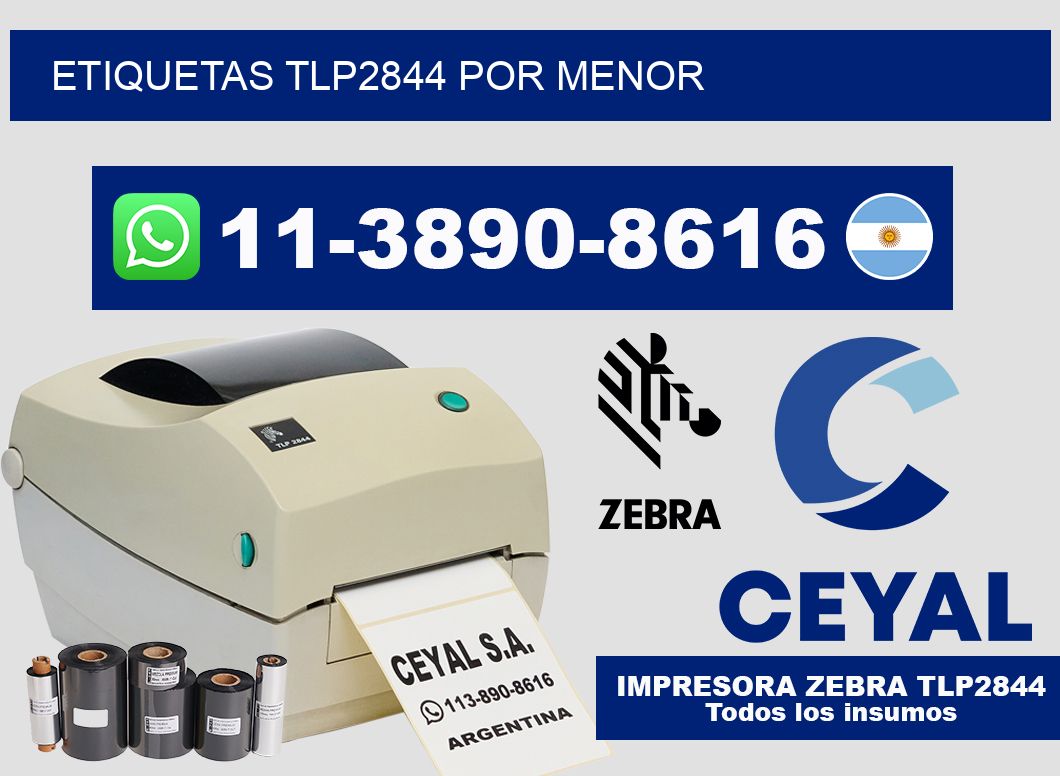 ETIQUETAS TLP2844 POR MENOR